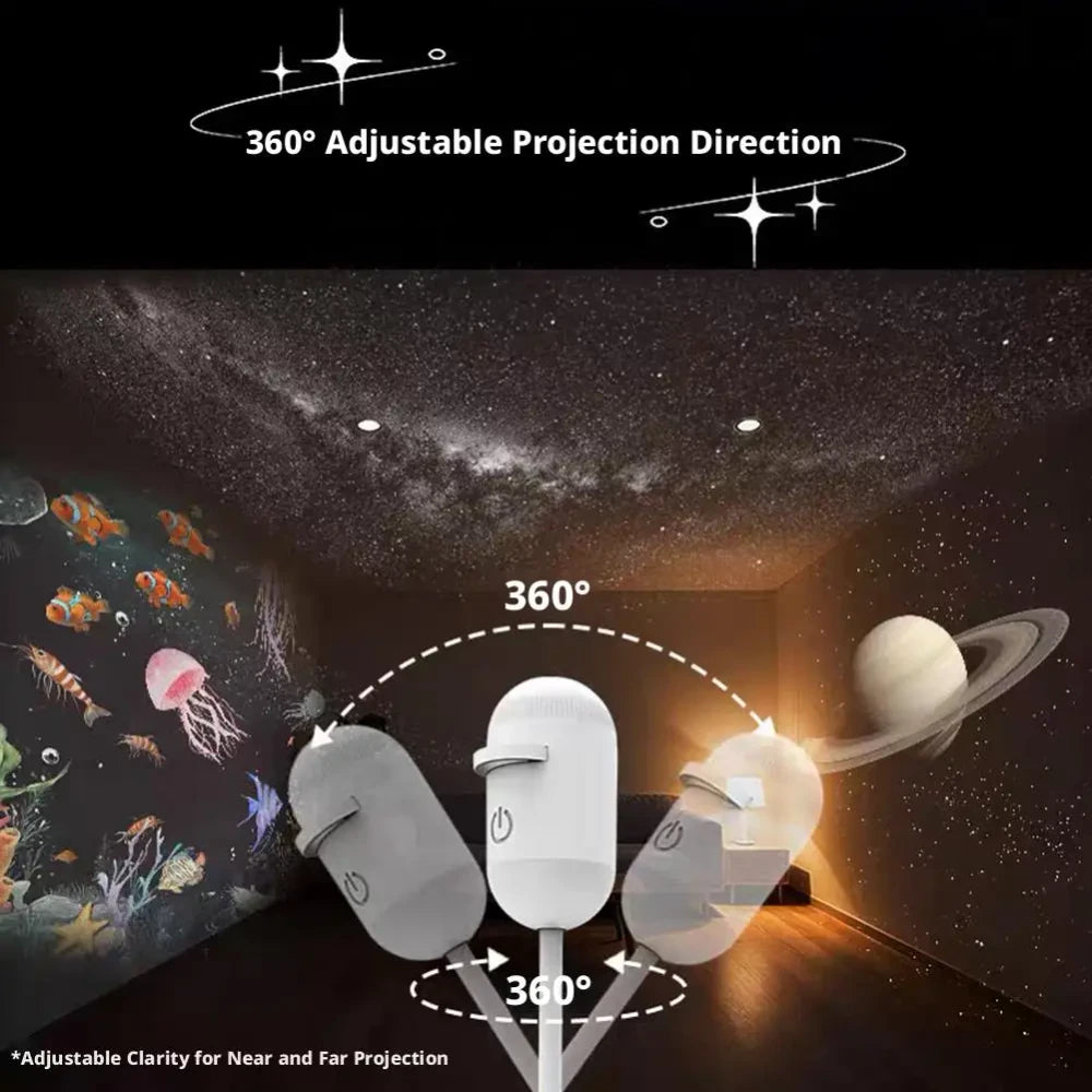 Galaxiprojektor nattlampa