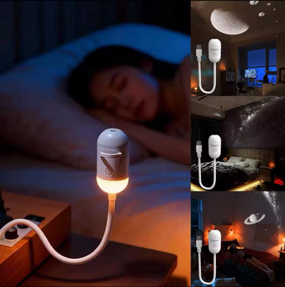 2-in-1 Mini Galaxy Star Projector – Nattlampa & Stjärnhimmel